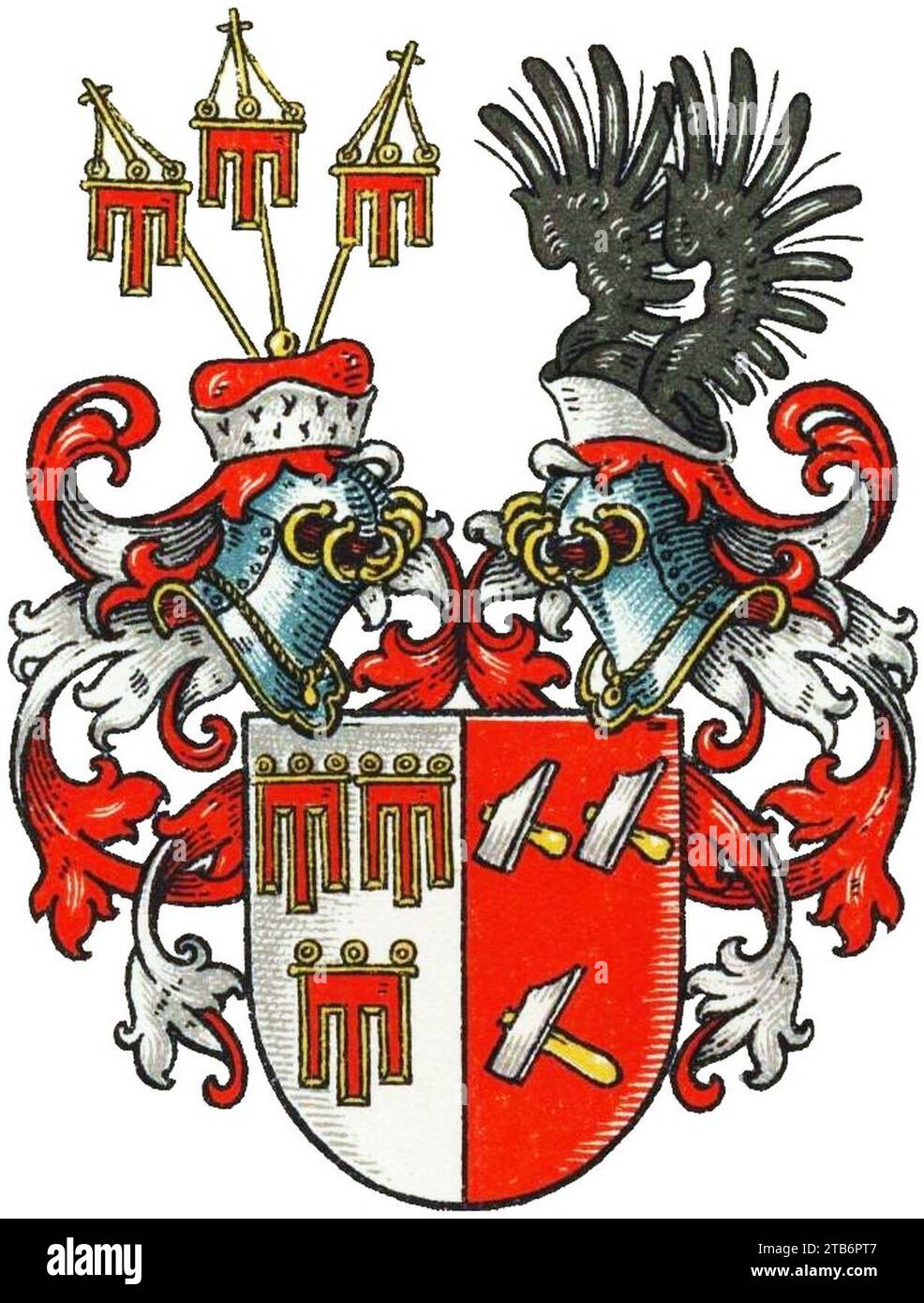 Wappen Hammerstein Spießen T1558 Stock Photo Alamy