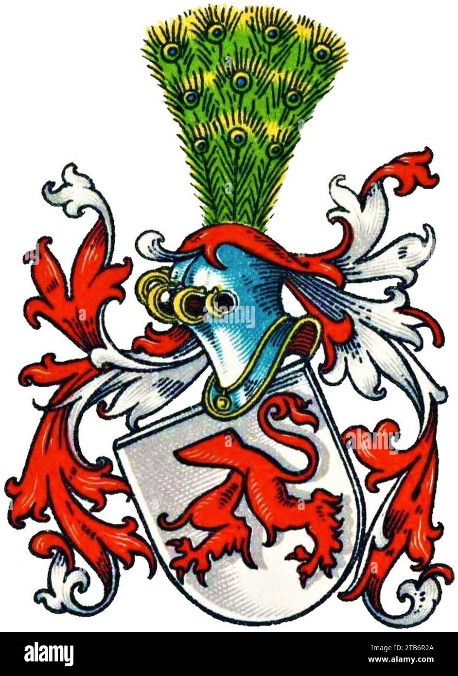 Wappen Kuhmann Cuman Spießen T90. Stock Photo