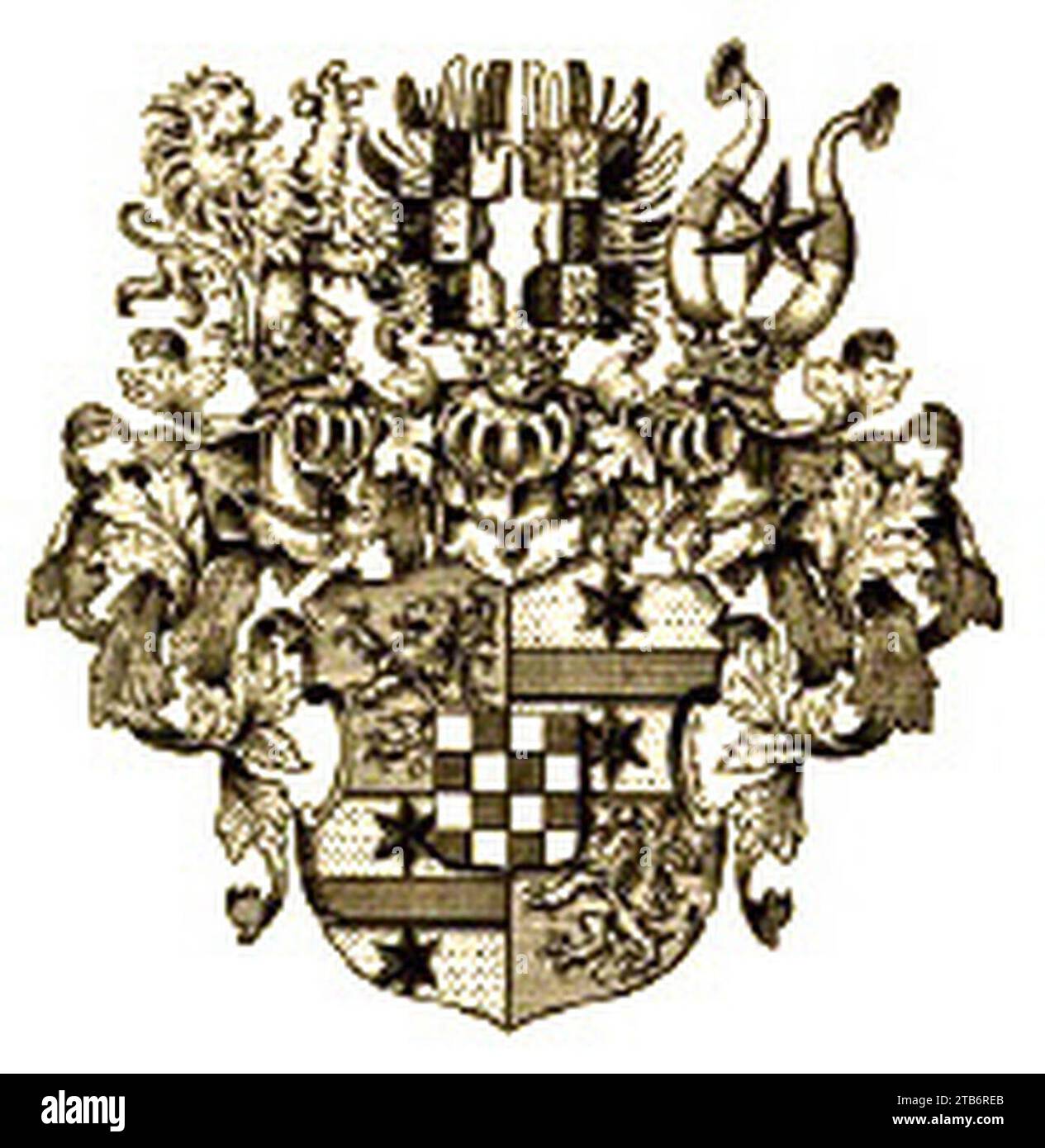 Wappen Türckheim Baden Stock Photo Alamy