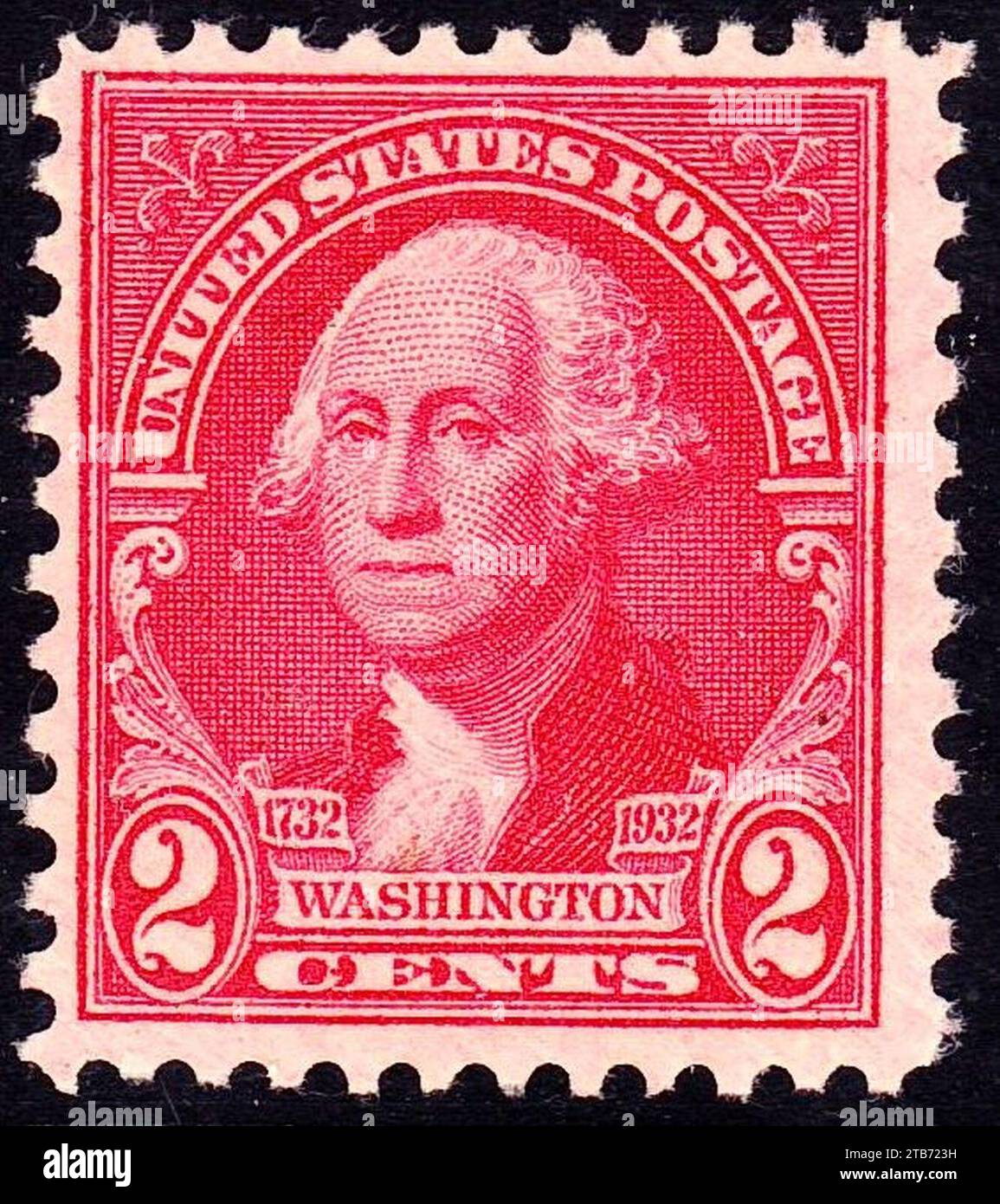 Washington Bicentennial 1932 2c Stock Photo - Alamy