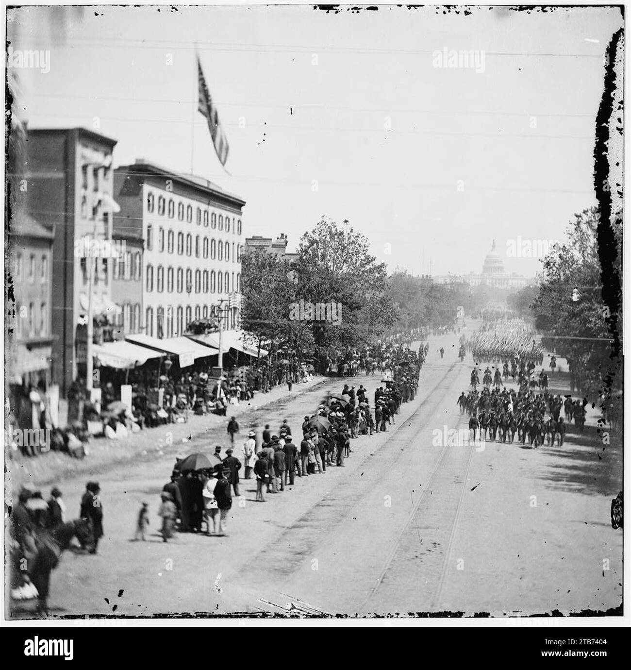 Grand review army infantry Black and White Stock Photos & Images - Alamy