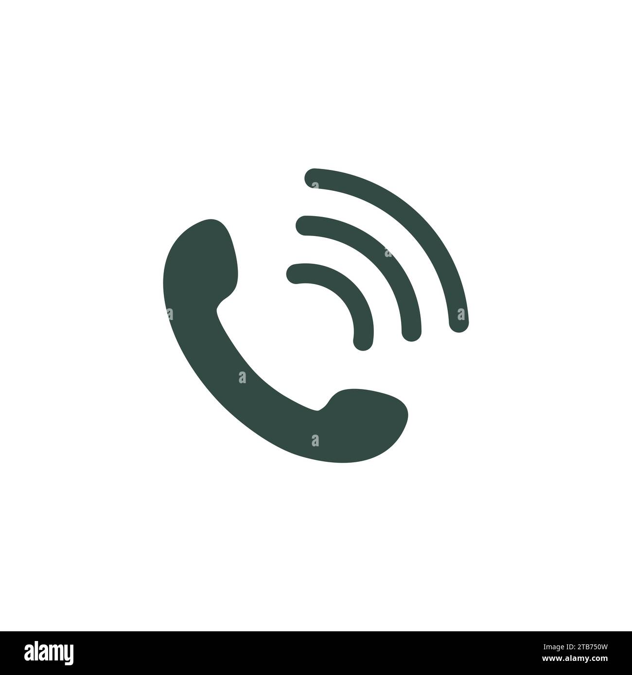 Phone icon vector. Telephone icon symbol isolated. Stock Vector