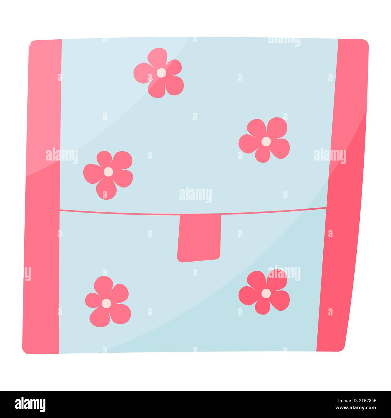 pad menstruation woman closed container packaging icon element vector illustration Stock Photo