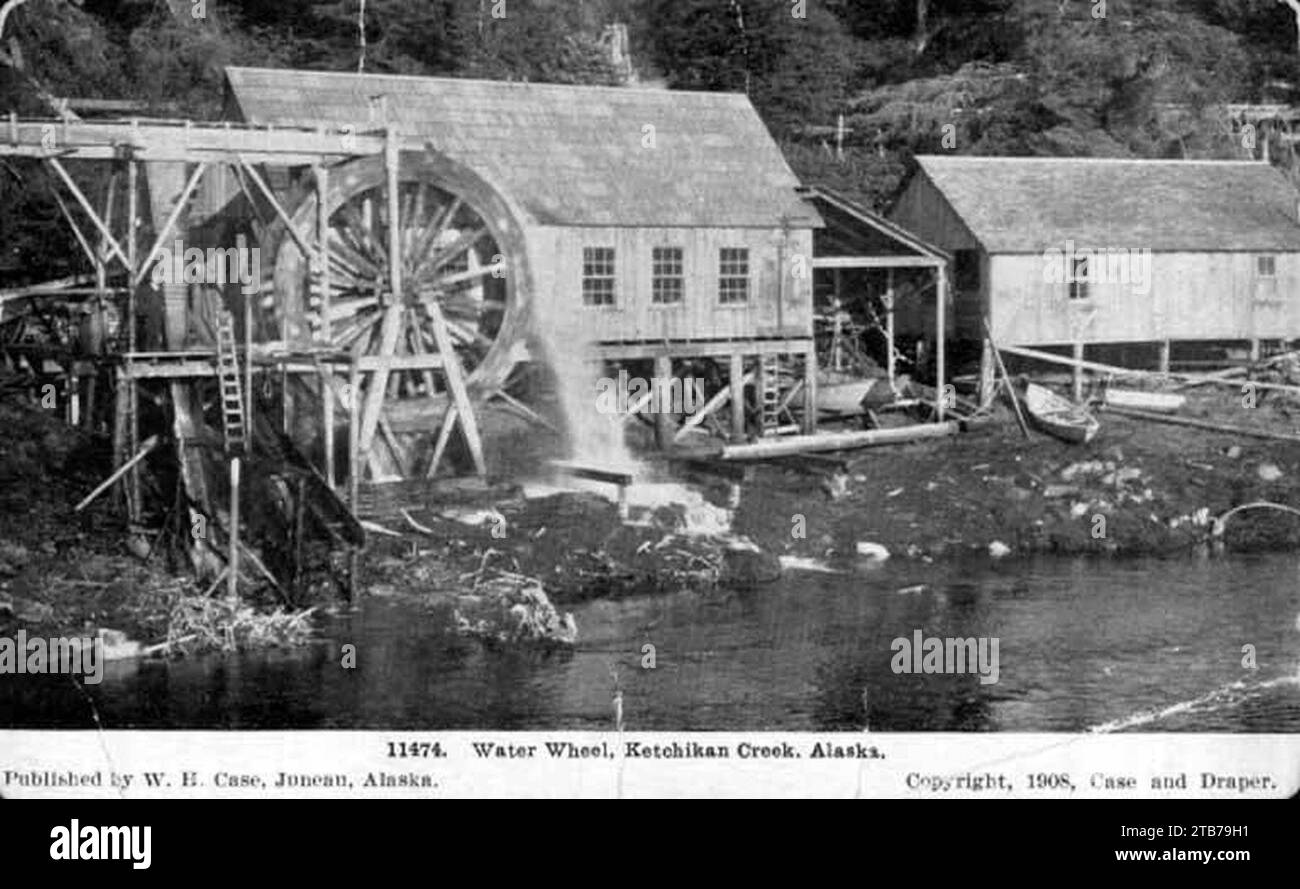 Historical waterwheel Black and White Stock Photos & Images Alamy