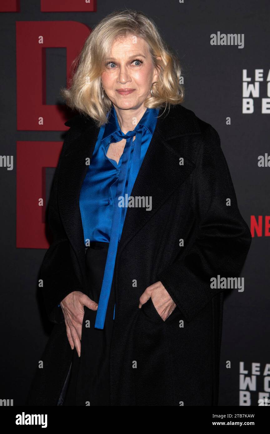 Diane Sawyer bei der Premiere des Netflix Films 'Leave the World Behind' im Paris Theater. New York, 04.12.2023 Stock Photo