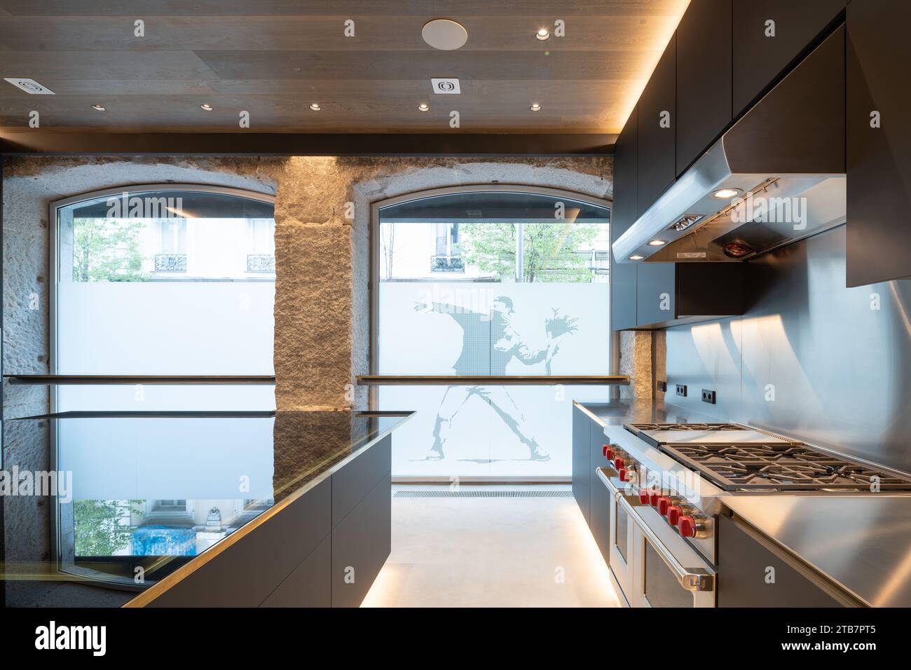 View of Interior Design — Colourful & Modern Condo Penthouse