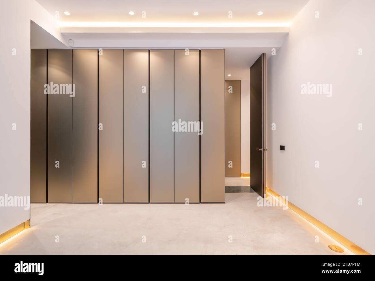 Beautiful view of Wardrobe Penthouse Apartment Interior Design