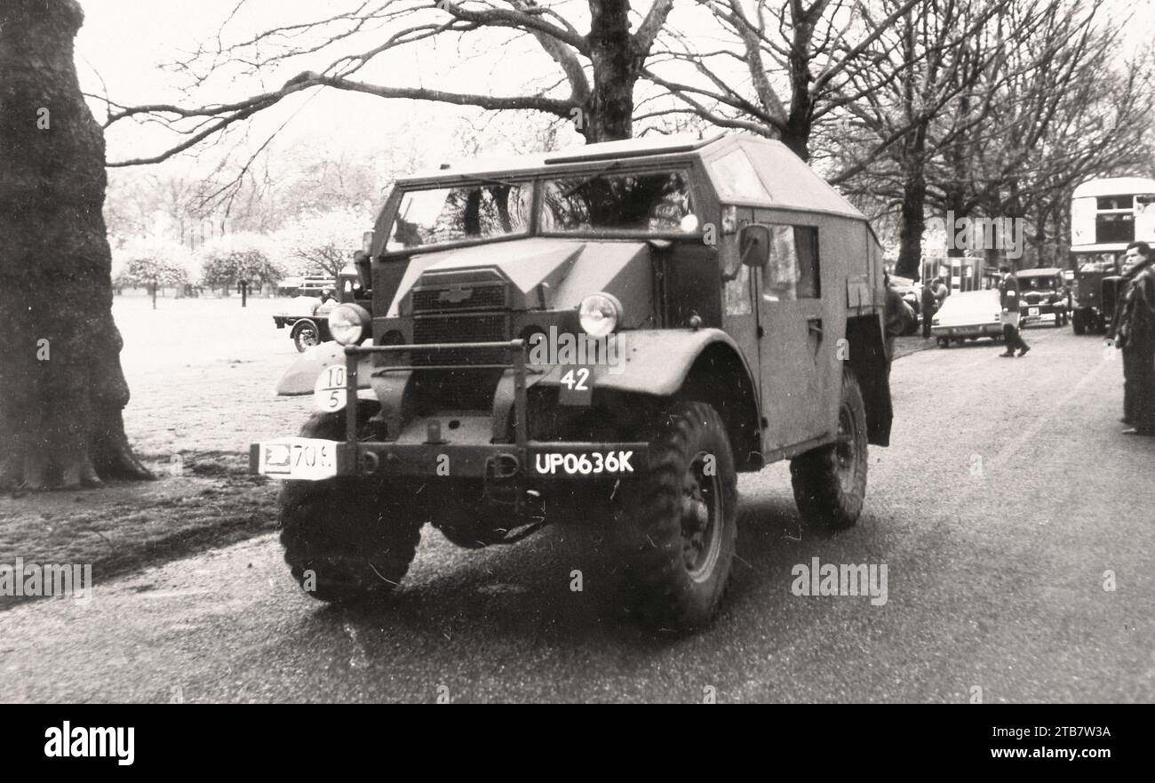 Chevrolet CGT Field Artillery Tractor Vintage car picture Stock Photo