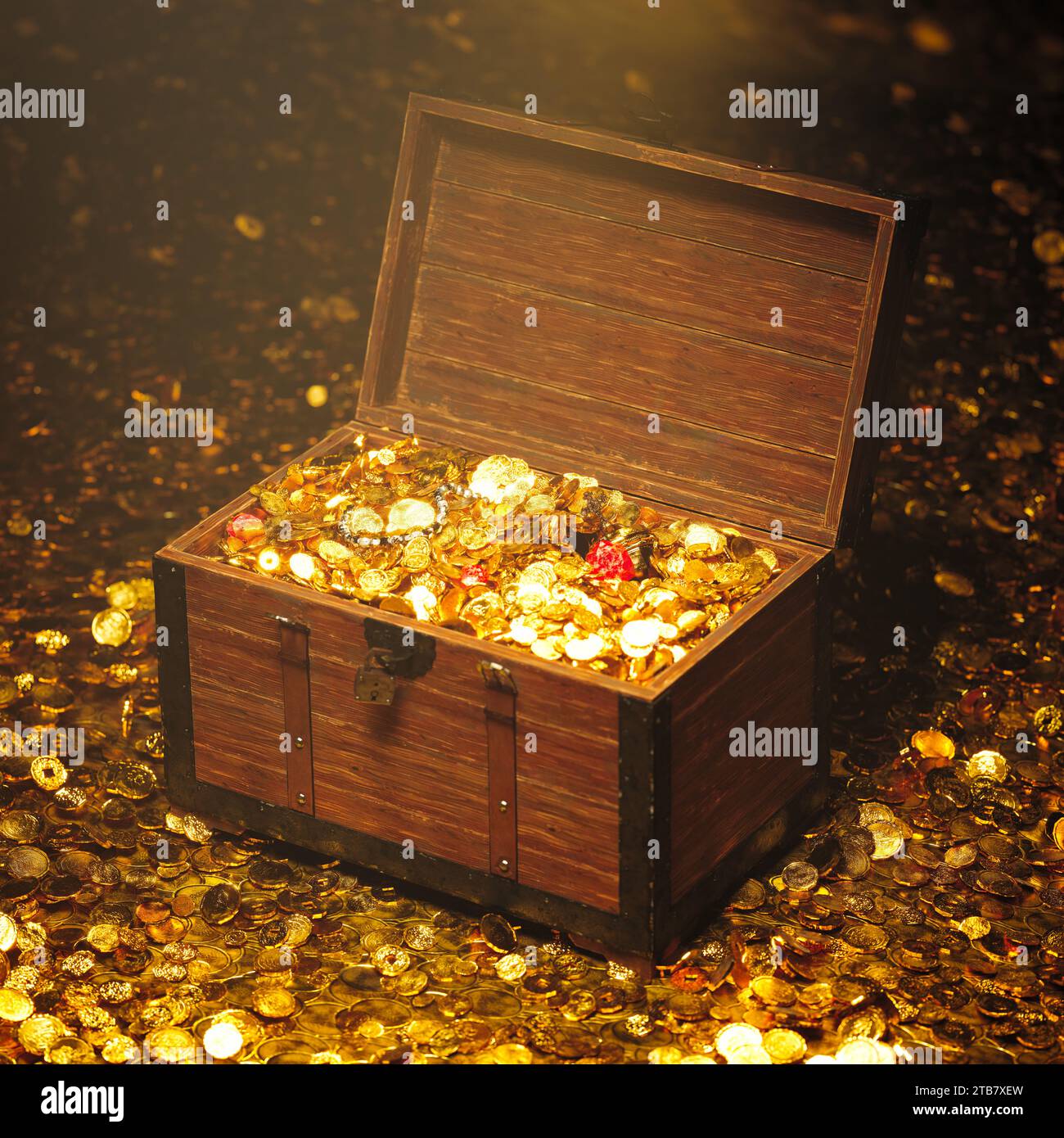 Treasure chest jewels hi-res stock photography and images - Alamy