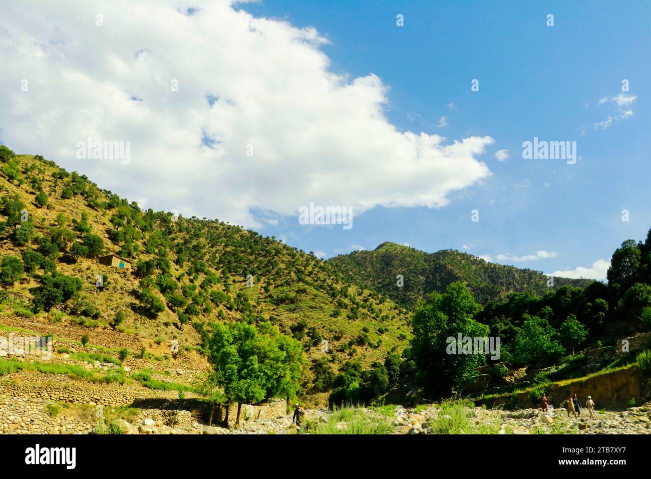 Landscape of rural village houses in Afghanistan made by Matt Stock ...
