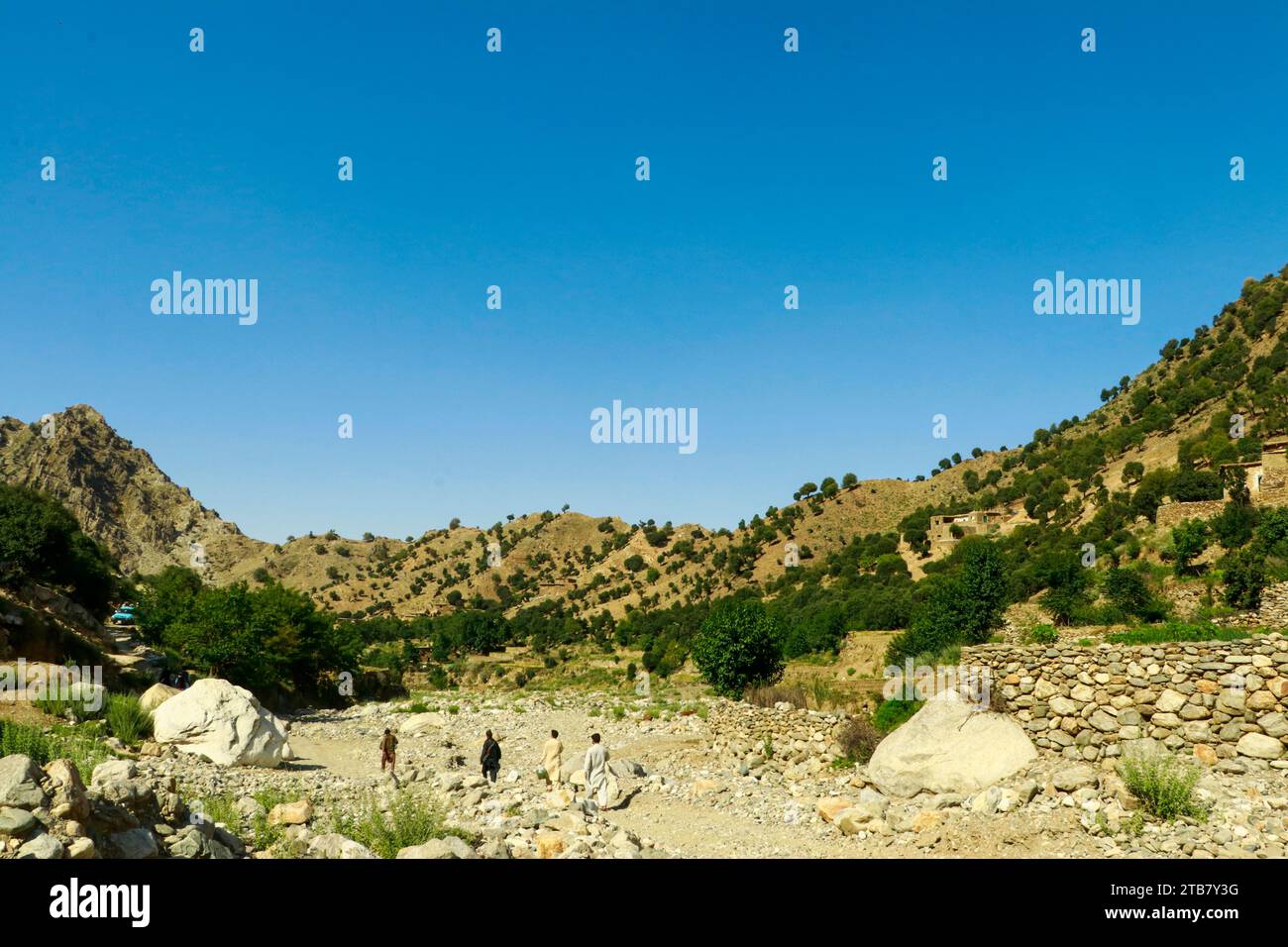 Landscape of rural village houses in Afghanistan made by Matt Stock ...