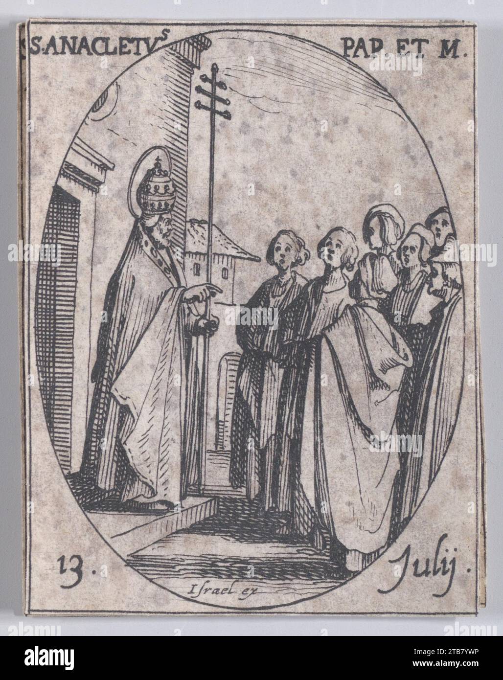 S. Anaclet, pape et martyr (St. Anacletus, Pope and Martyr), July 13th ...