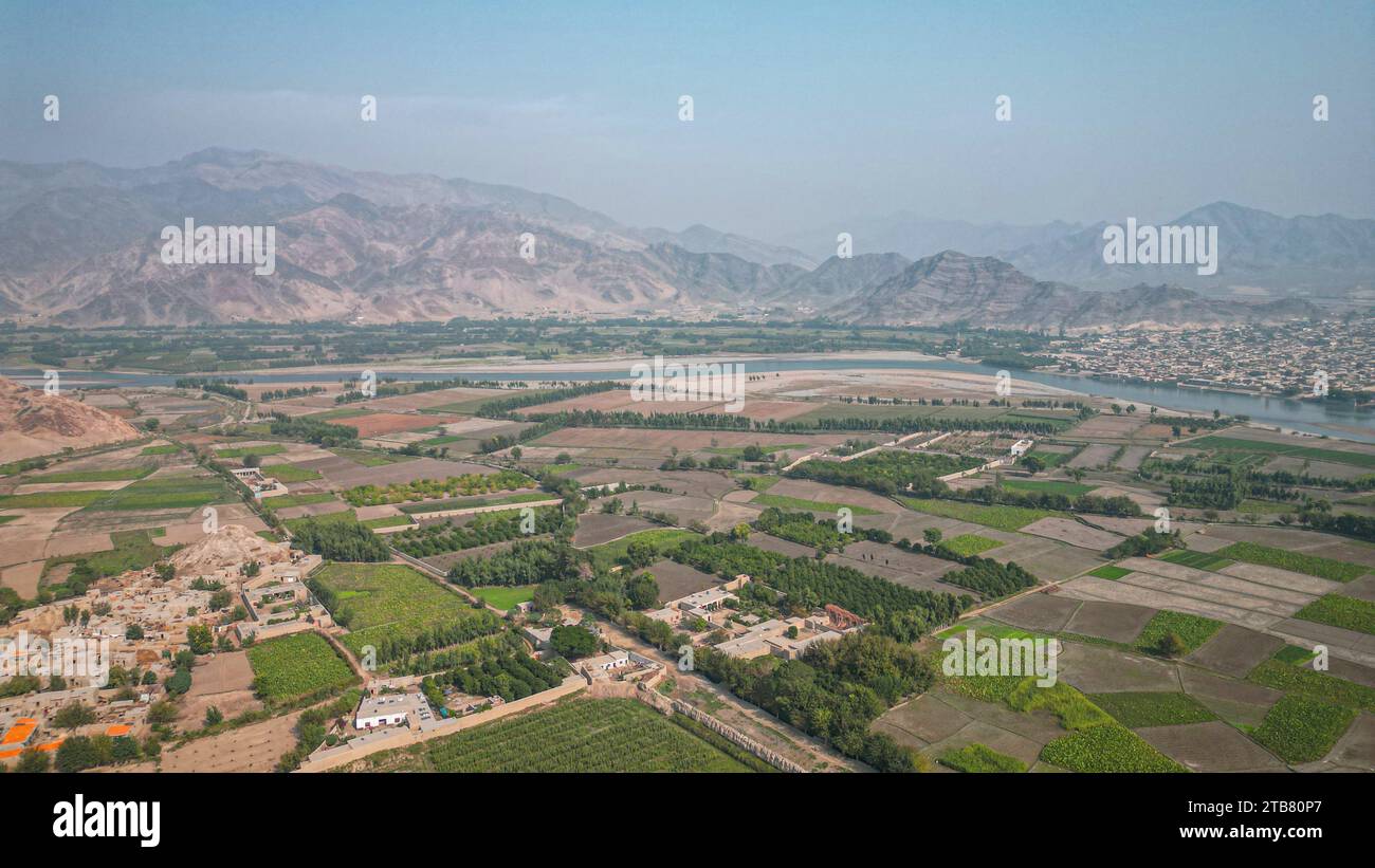 Landscape of rural village houses in Afghanistan made by Matt Stock ...