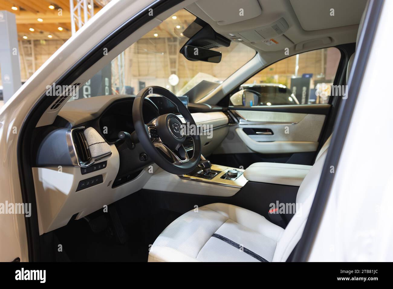 12 MAY 2023, Lisbon, Porugal, Electric car Show in International Fairy