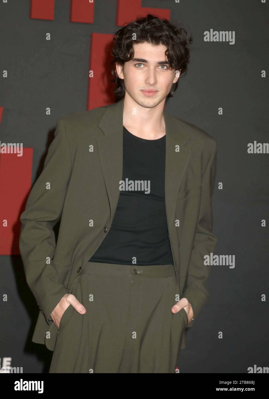 December 4, 2023, New York, New York, USA: Actor CHARLIE EVANS seen at