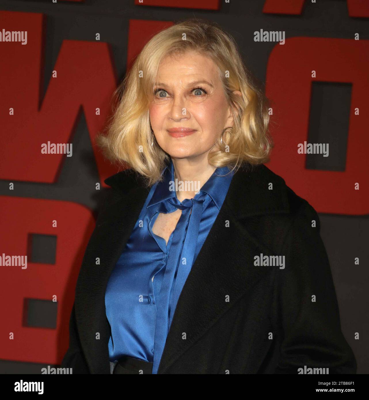 December 4, 2023, New York, New York, USA: News personality DIANE SAWYER seen at the New York premiere of â€˜Leave The World Behindâ€™ held at the Paris Theater. (Credit Image: © Nancy Kaszerman/ZUMA Press Wire) EDITORIAL USAGE ONLY! Not for Commercial USAGE! Stock Photo