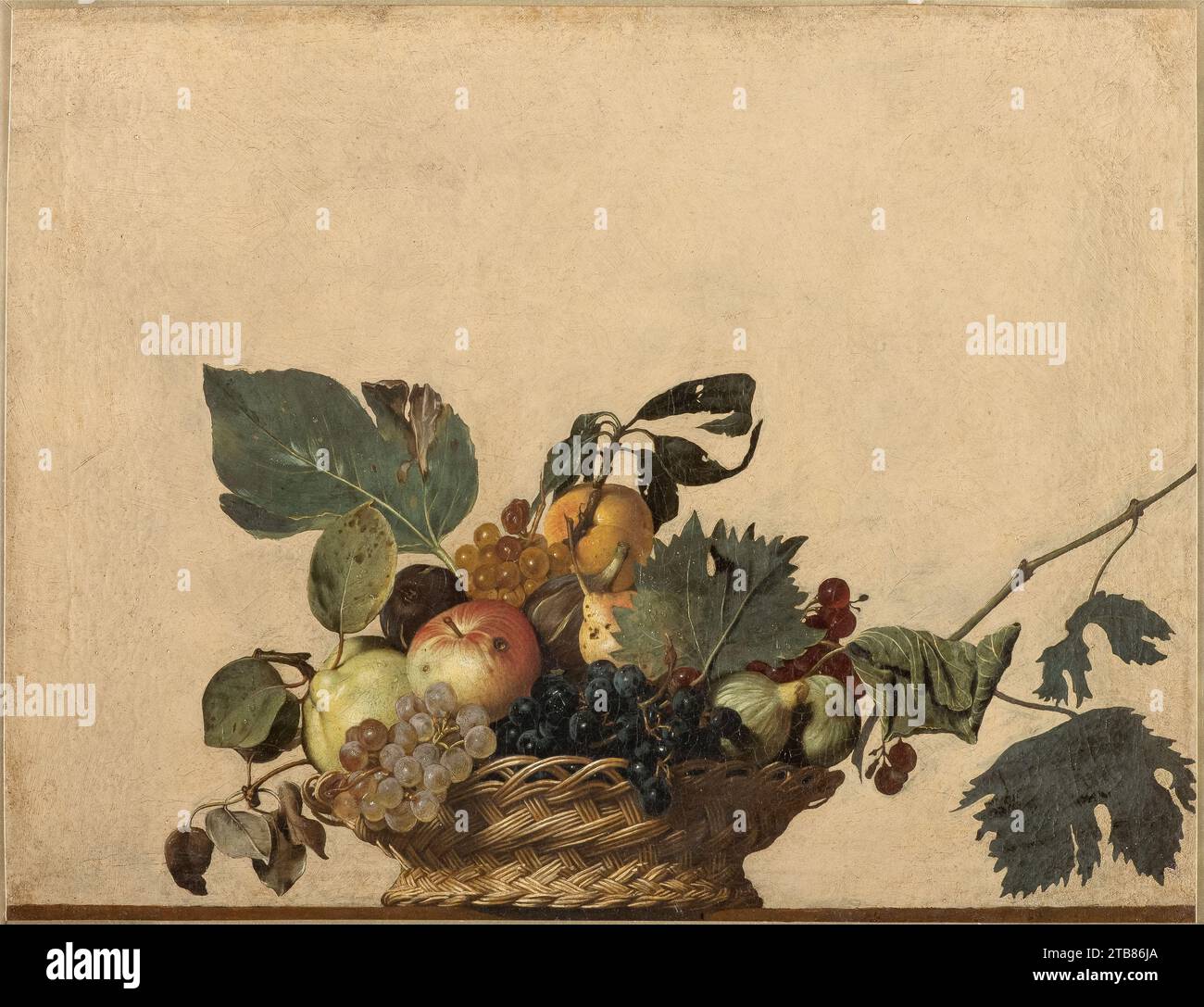 Caravaggio Michelangelo Merisi Basket of Fruit, circa 15971600