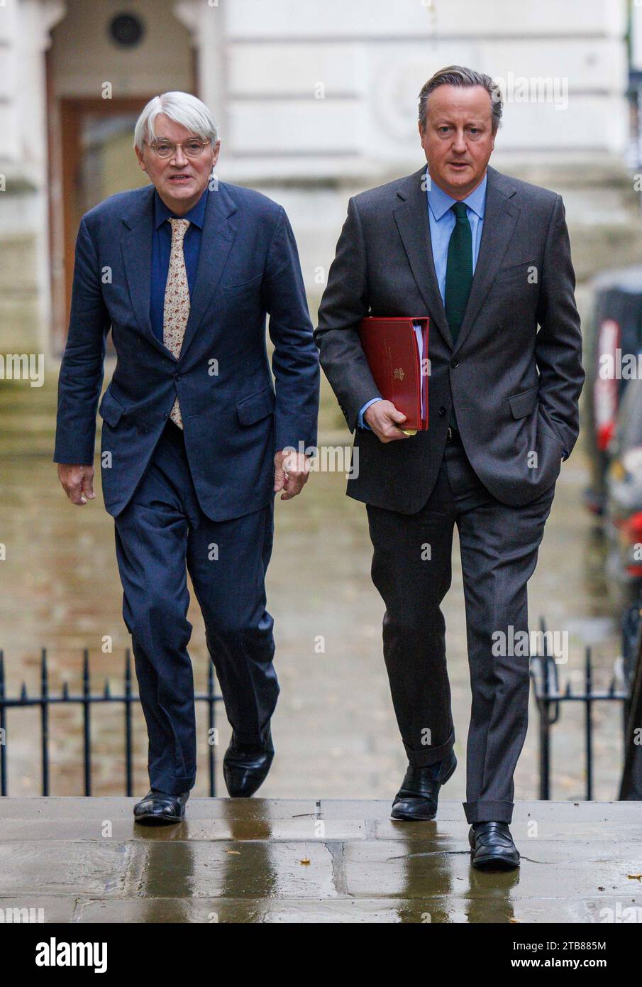 London, UK. 5th Dec, 2023. Foreign Secretary, David Cameron and Andrew Mitchell, Minister of State (Development and Africa), at a Cabinet meeting in Downing Street. Credit: Karl Black/Alamy Live News Stock Photo