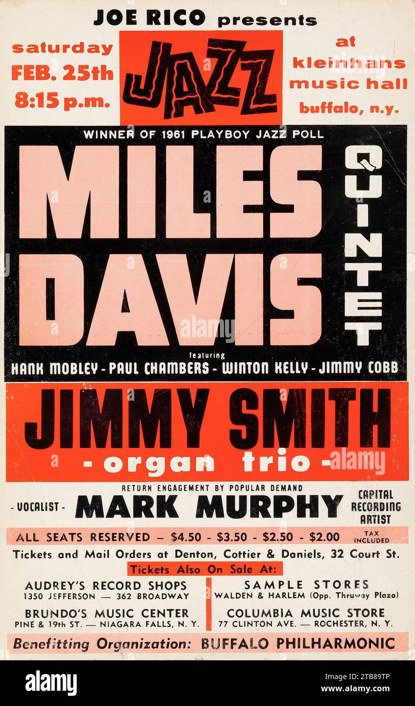Miles davis concert poster hi-res stock photography and images - Alamy