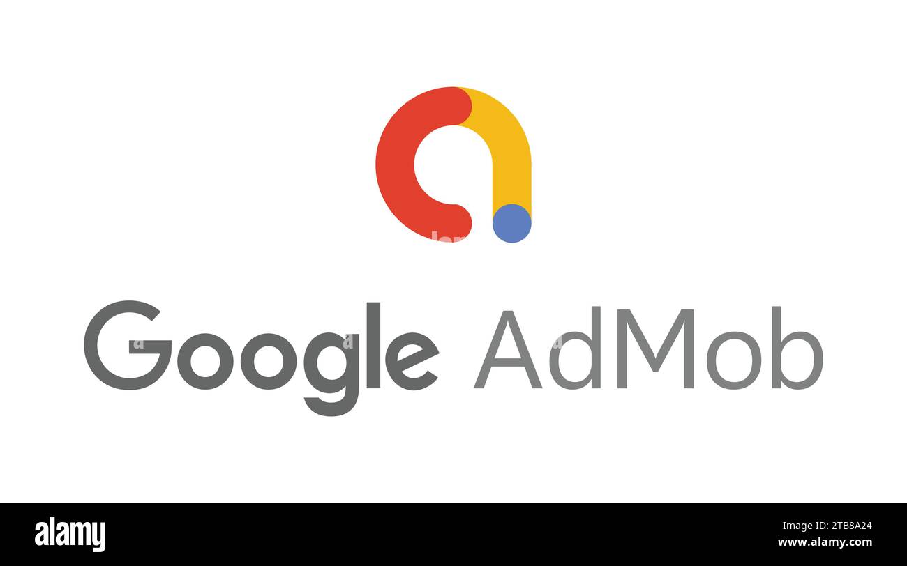 google Ad Mob logo,  editorial illustration Stock Vector