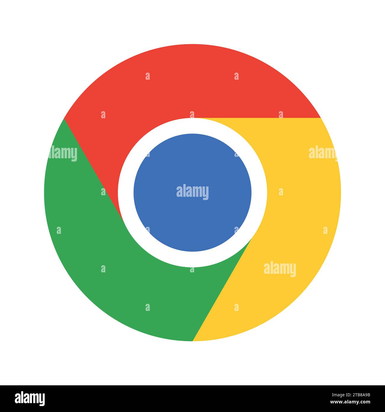 Google Chrome logo icon. Editorial Stock Vector. Google Chrome app flat icon clipart vector transparent background logo png download Stock Vector