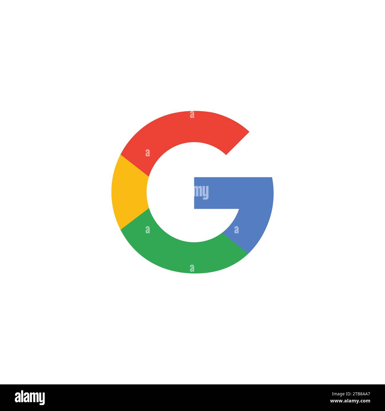 Google logo popular realistic social media logotype. Editorial illustration, eps10. Stock Vector