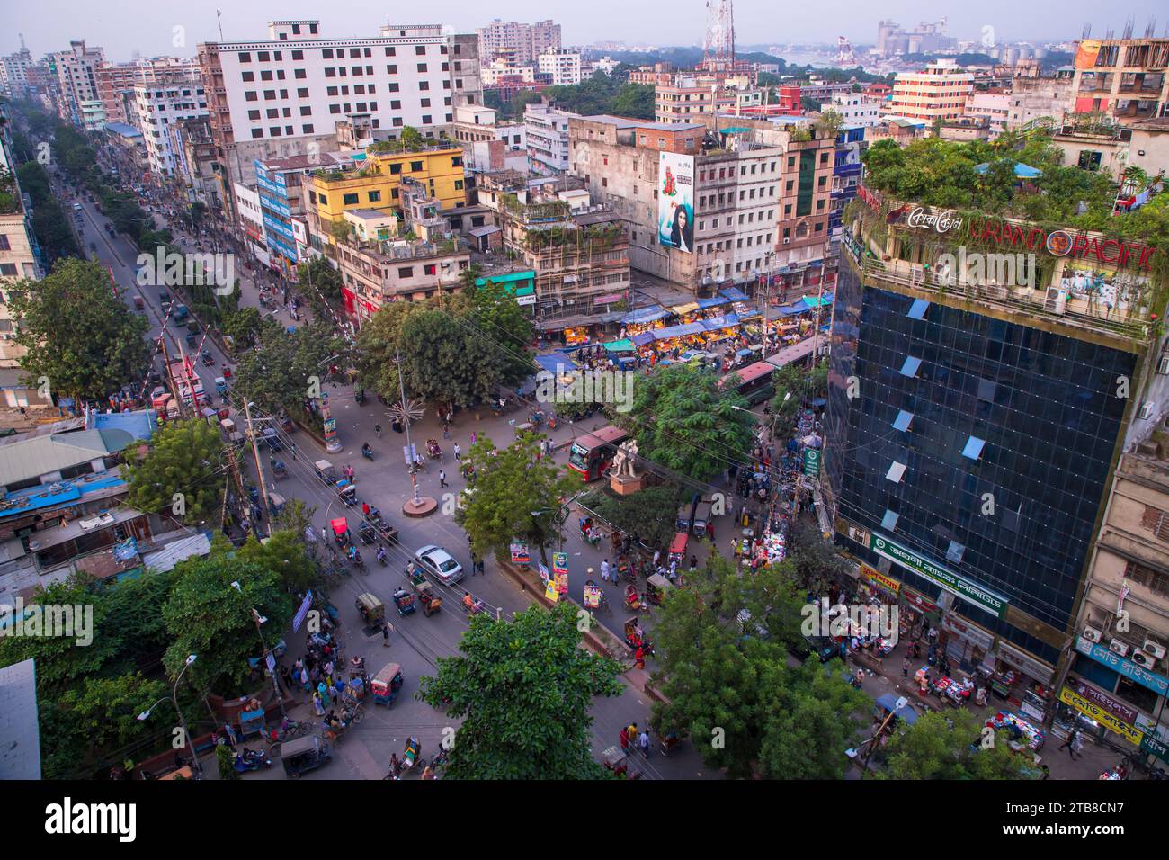 20th October 2023, Narayanganj-Bangladesh: Top View Of Narayanganj City ...