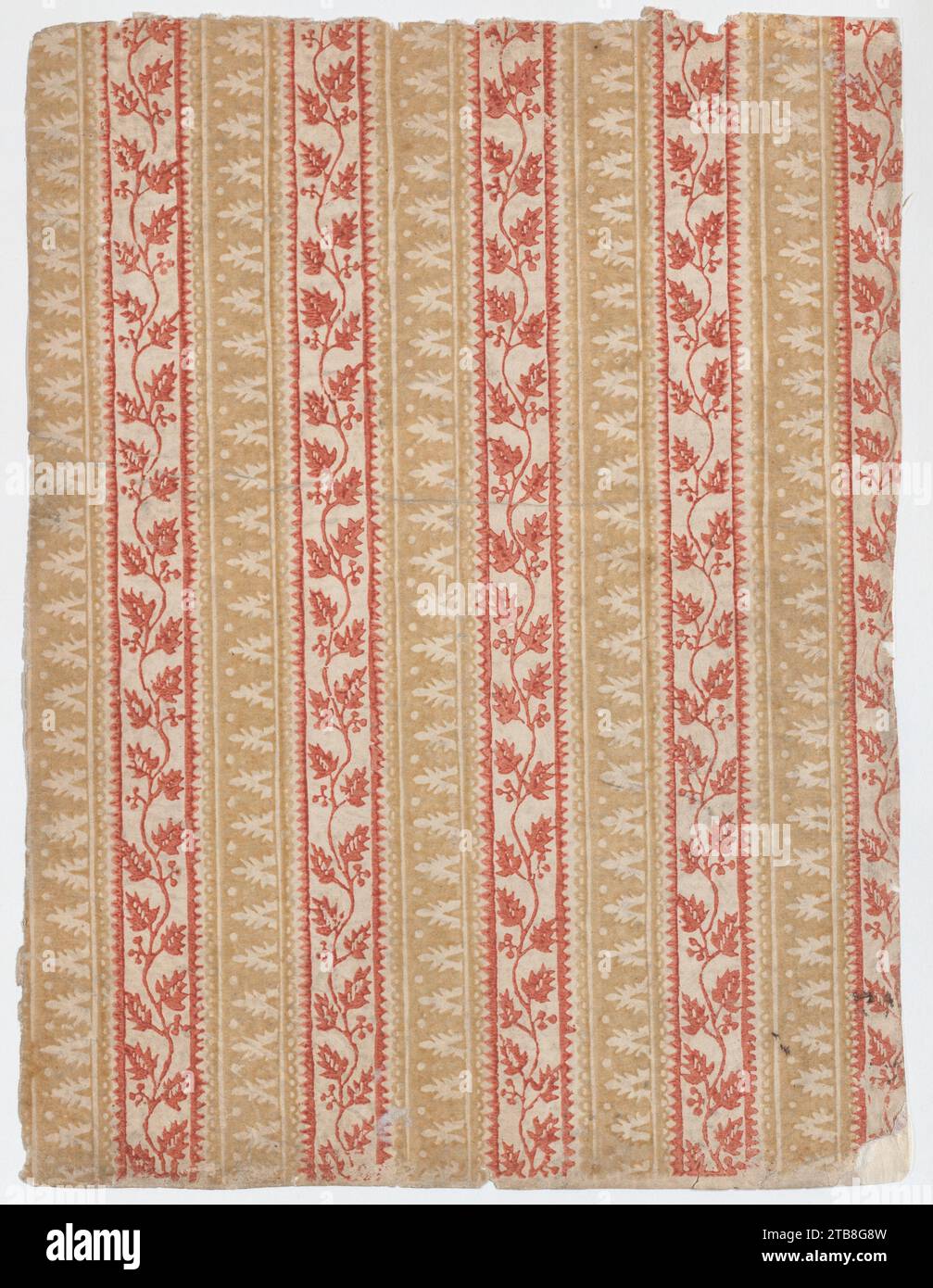 Sheet with five borders with abstract and floral designs 1926 by ...