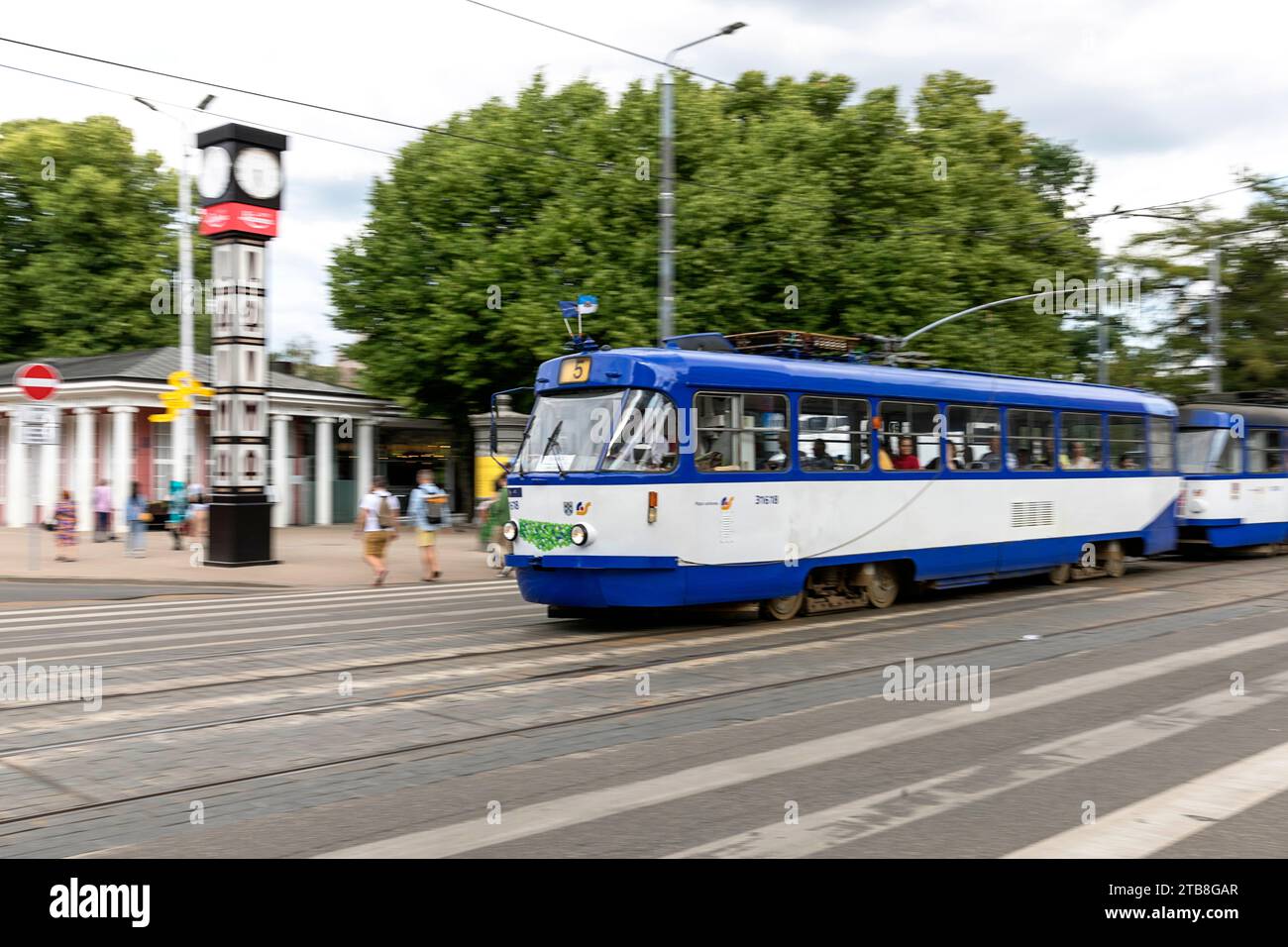 First Tram In Riga Riga tram hi-res stock photography and images - Alamy