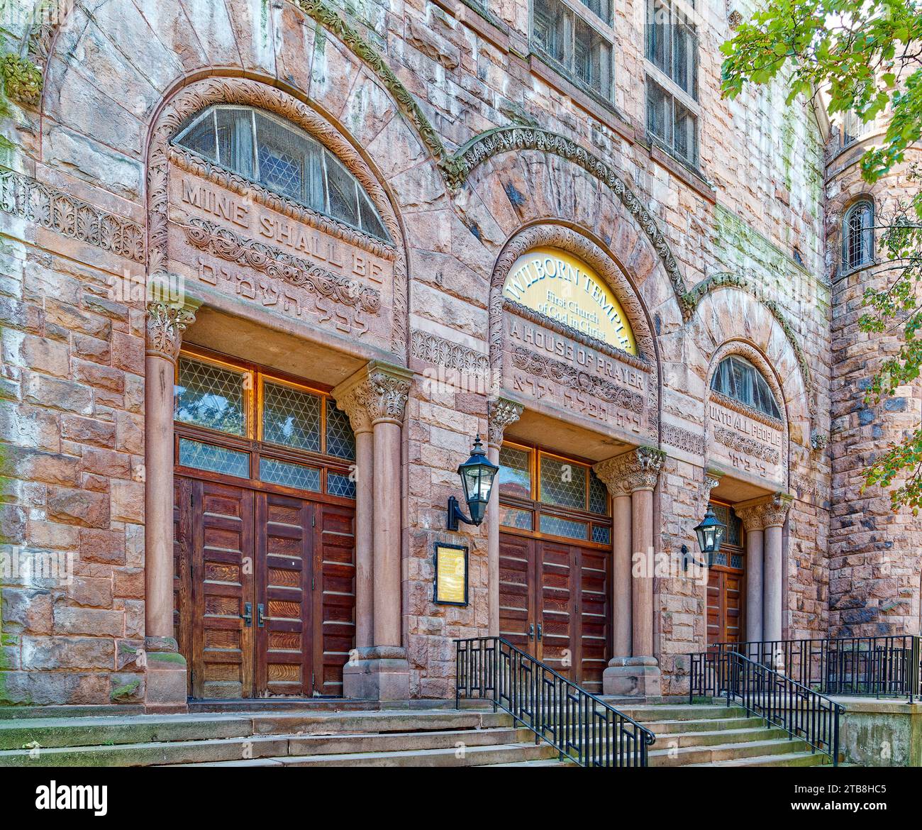 Adolph Fleischman and Isaac Perry designed synagogue Temple Beth Emeth ...