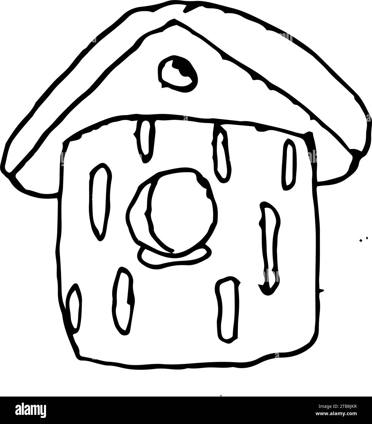 birdhouse outline hand drawn sketch Stock Vector Image & Art Alamy