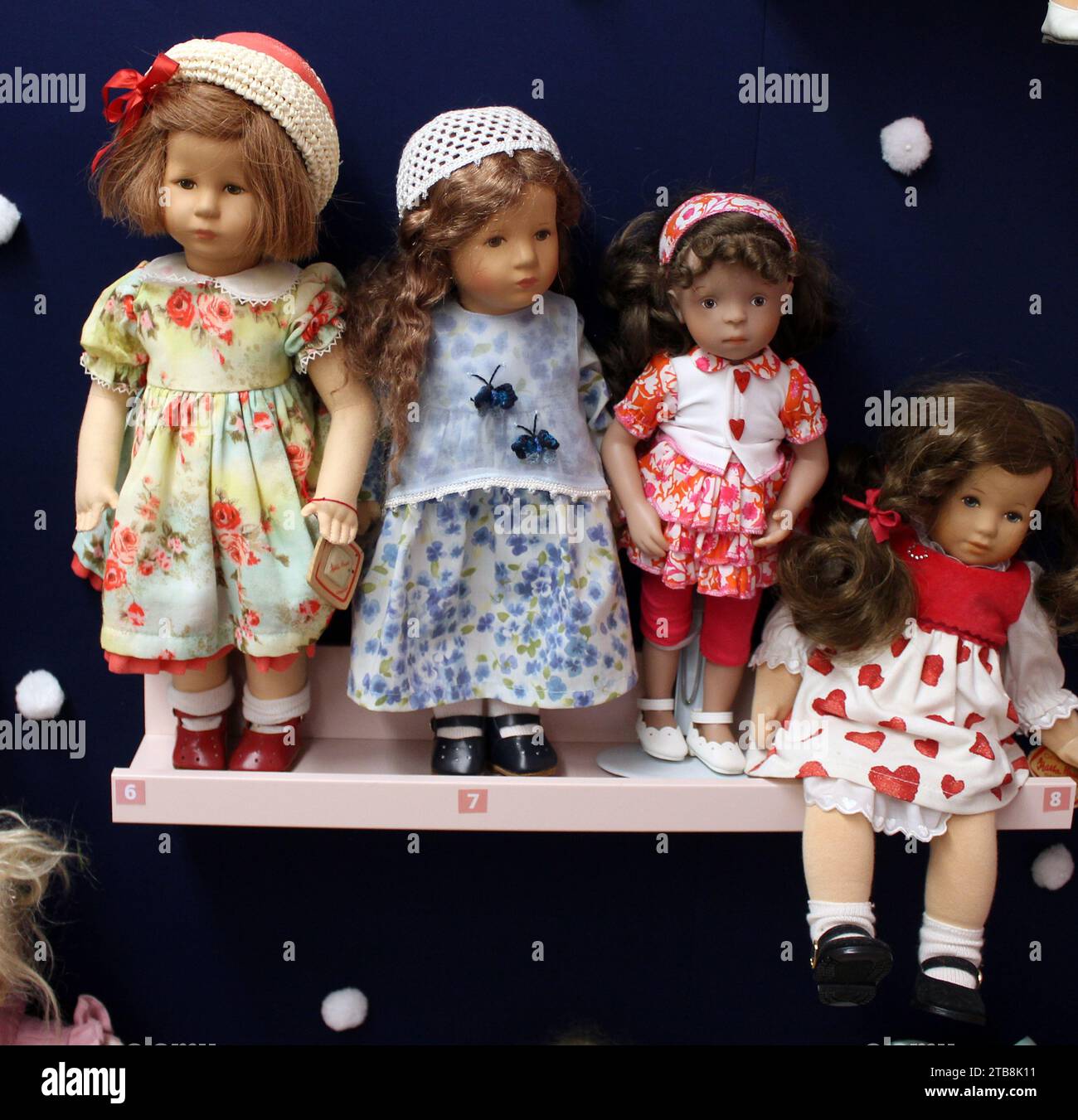 Illustrative photo, Children's toy dolls, exhibition in Maslovice near