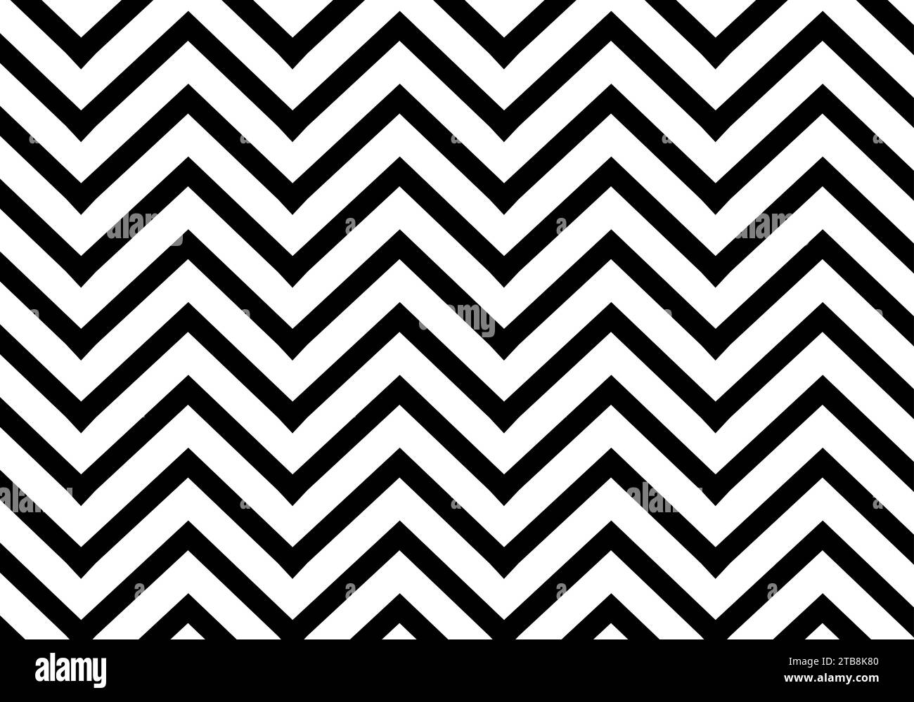 seamless black and white chevron pattern Stock Vector