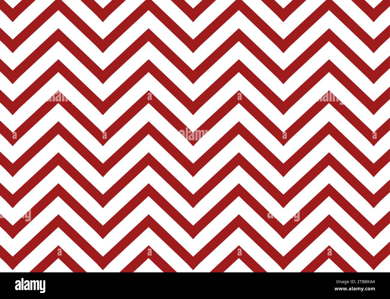 seamless red white chevron pattern Stock Vector