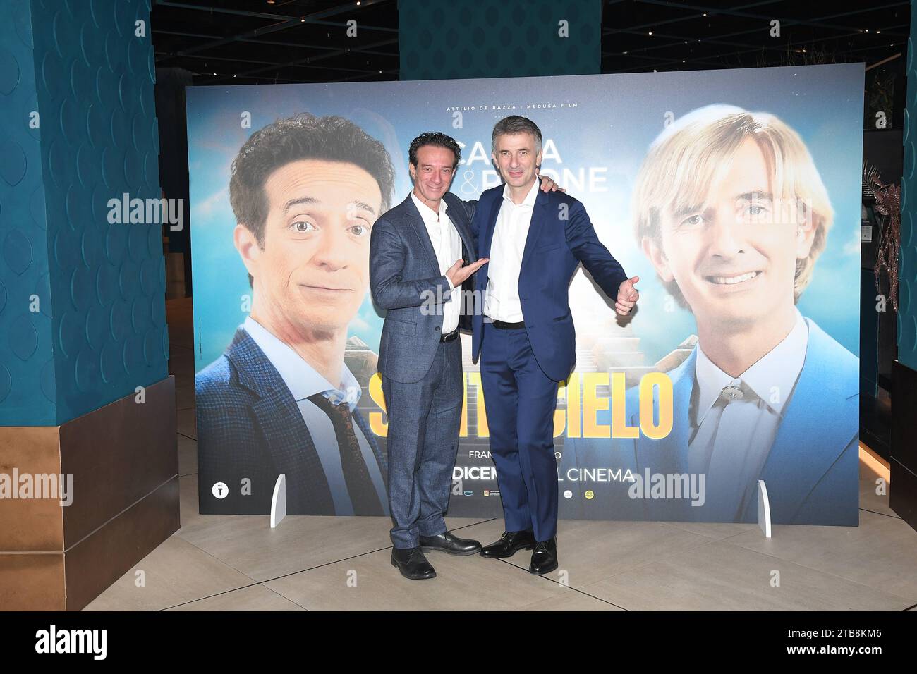 Rome, Italy. 05th Dec, 2023. Rome, Hotel Bernini Photocall of the film 'Santocielo', In the photo: Salvo Ficarra Valentino Picone Credit: Independent Photo Agency/Alamy Live News Stock Photo
