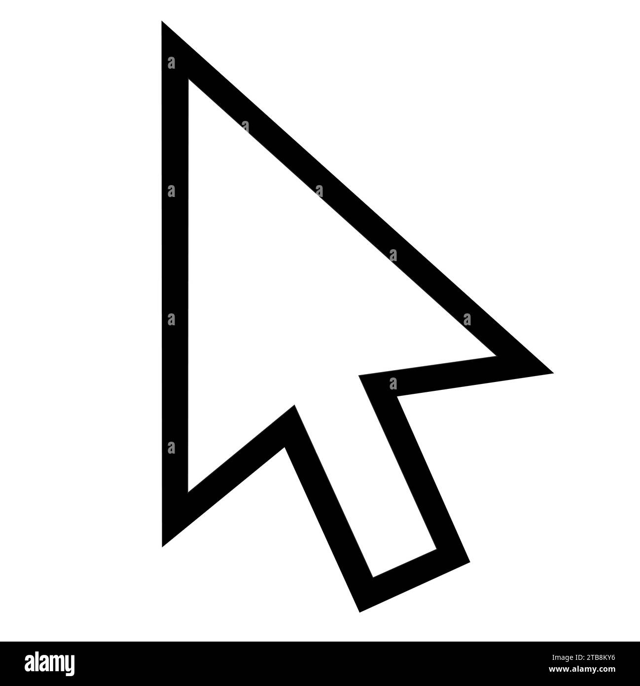 Cursor on digital screen Cut Out Stock Images & Pictures - Alamy