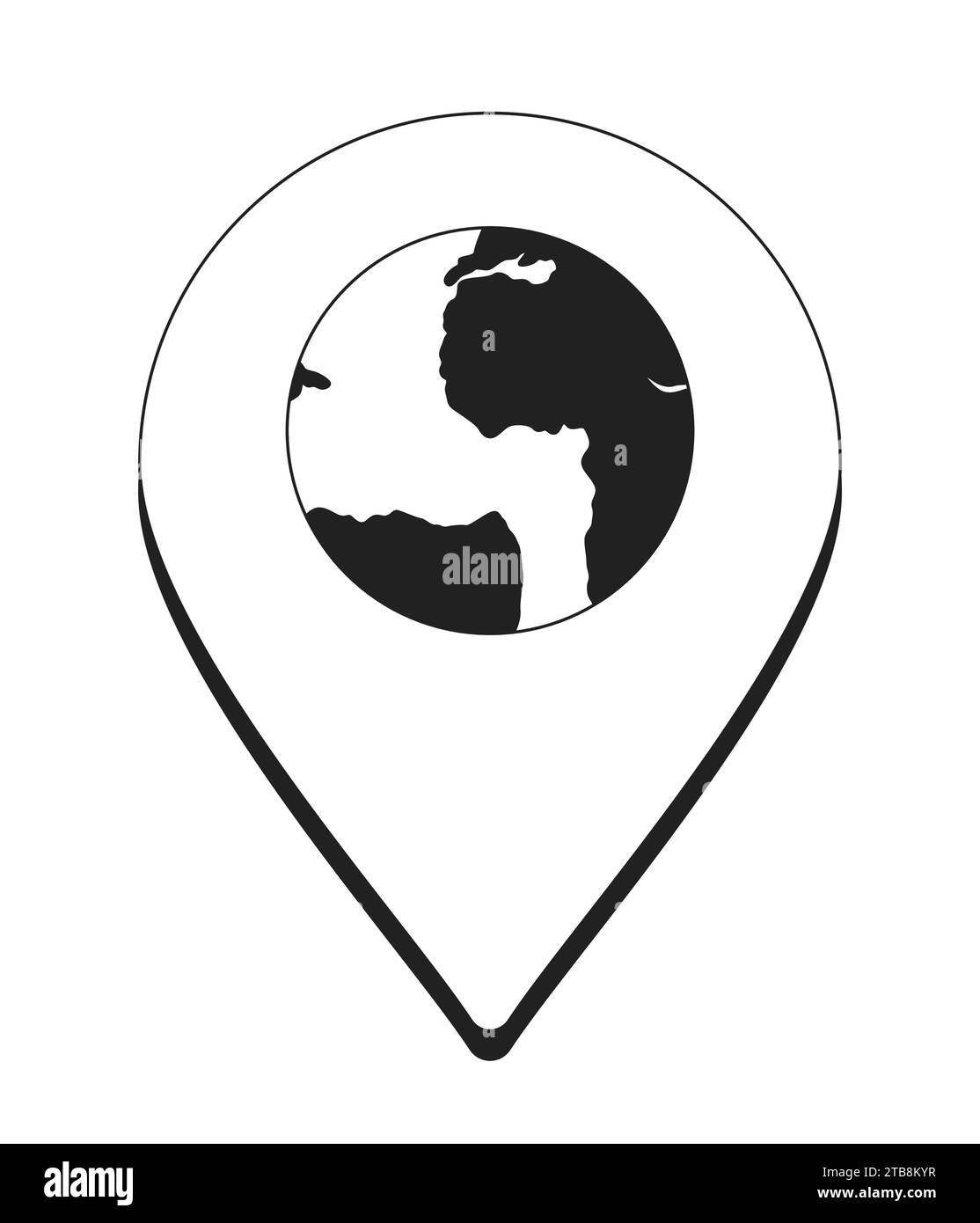 World Map Black And White Outline Illustration Twinkl vrogue.co