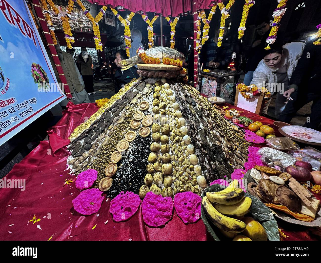 December 5, 2023, Kathmandu, Bagmati, Nepal: People offer prayers ...