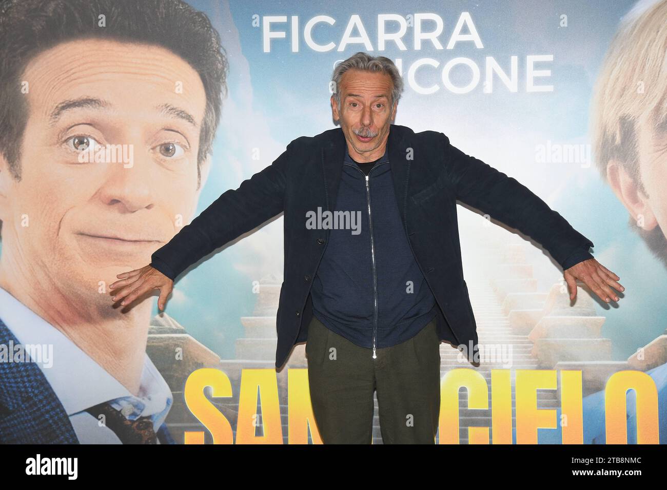 Rome, Hotel Bernini Photocall of the film "Santocielo", In the photo