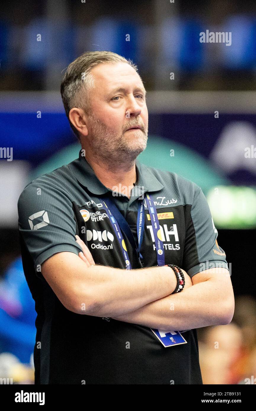 Frederikshavn, Denmark. 04th Dec, 2023. Head coach Per Johansson of