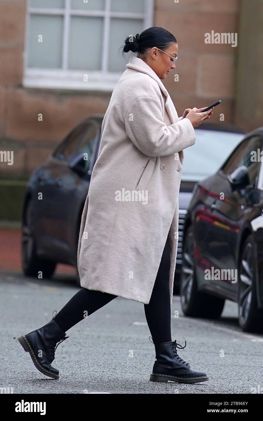 Tiffany ferriday at chester crown court for the trial of alice wood, 23, who is accused of