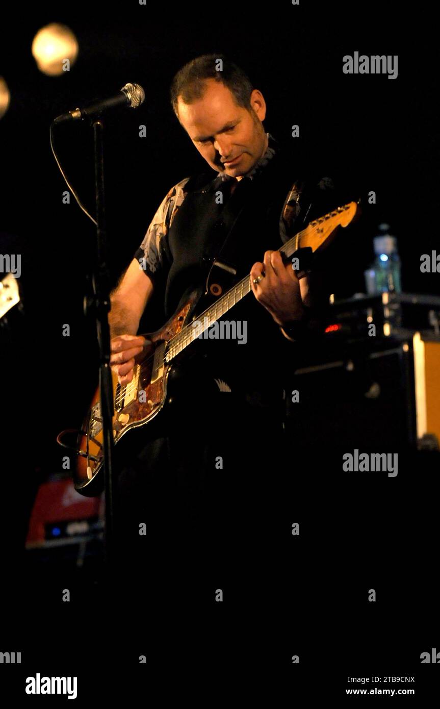 Milan Italy 2008-05-24 : John Parish guitarist of the group Afterhours during the concert at the Palasharp Stock Photo