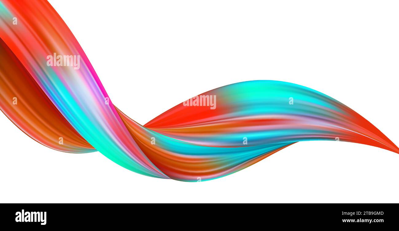 3d Wave Liquid shape color background Stock Vector Image & Art - Alamy