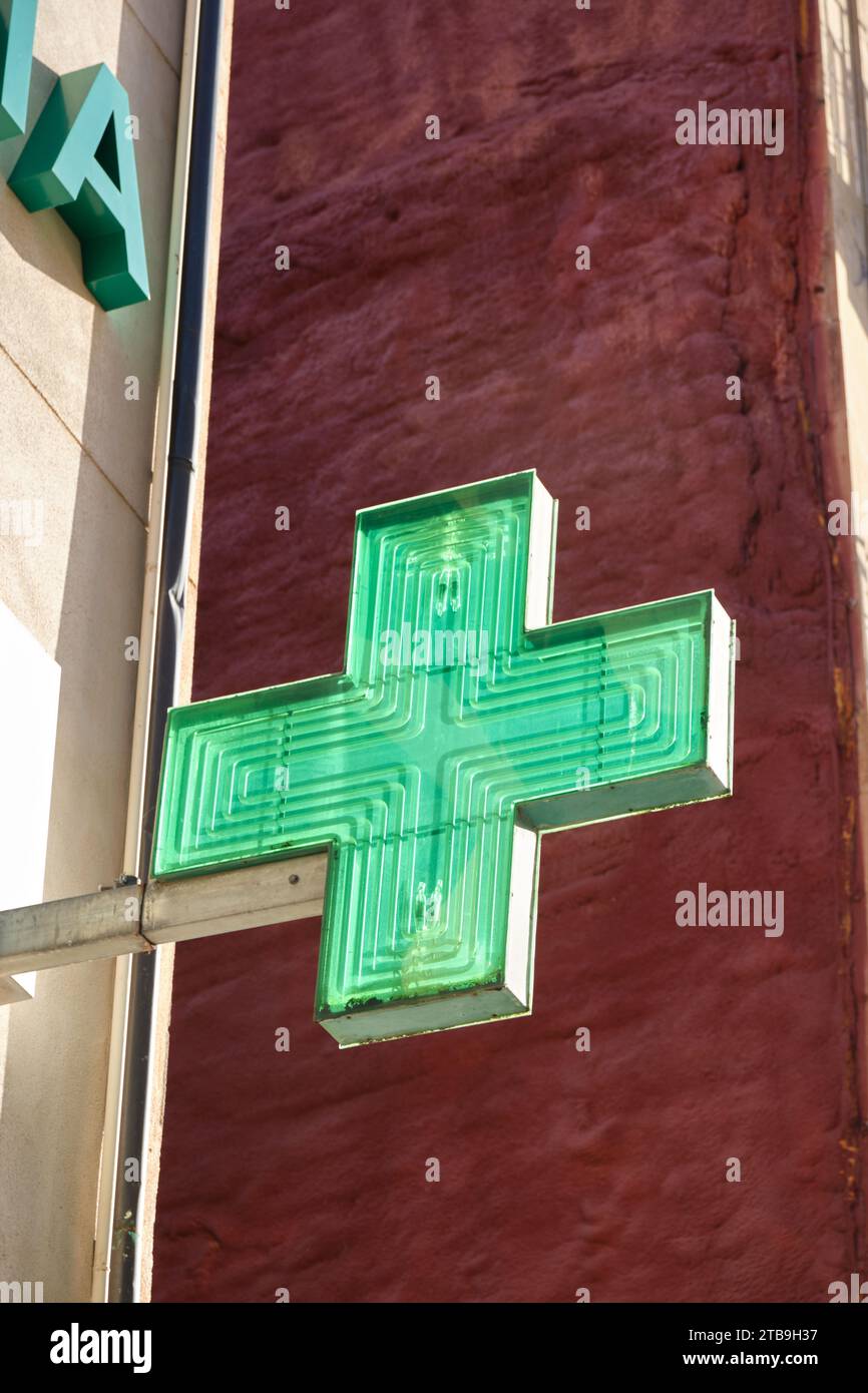 Salamanca, Spain, Farmacia, Pharmacy, Chemists, Drug store Stock Photo