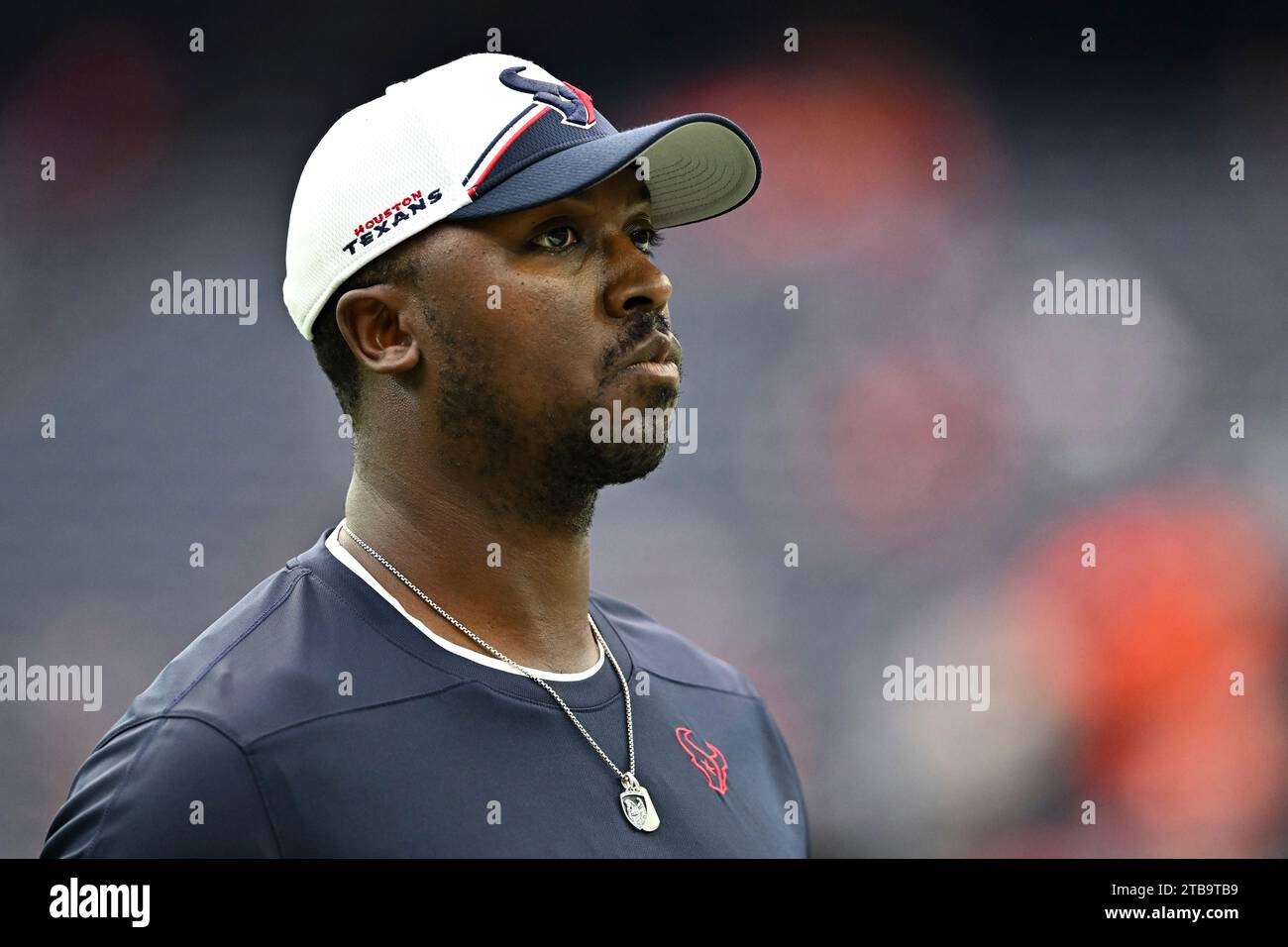 Houston Texans quarterback coach Jerrod Johnson looks on prior to an ...