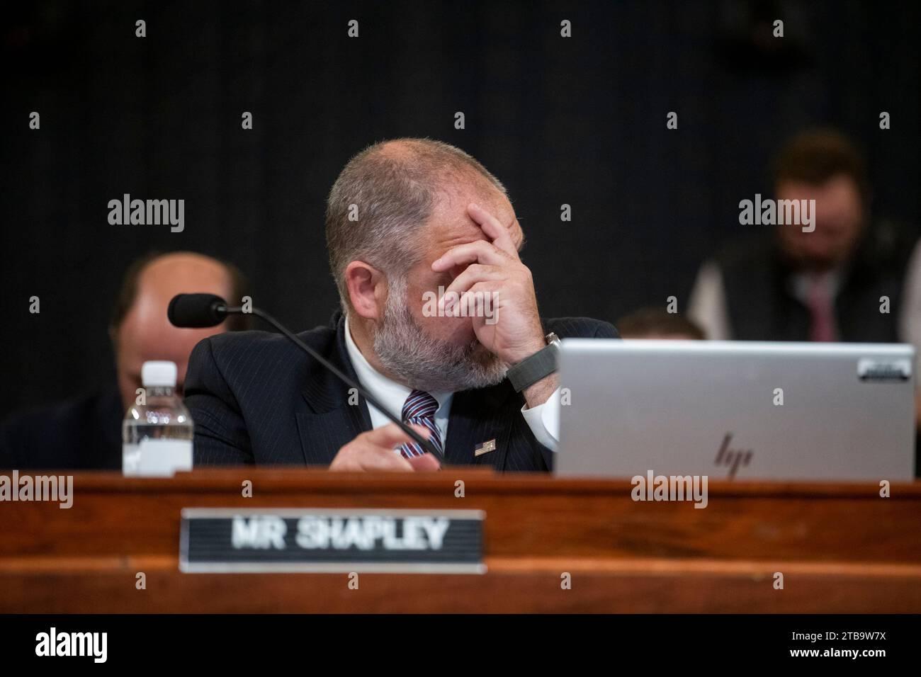 United States Internal Revenue Service whistleblower Gary Shapley appears before a United States House Committee on Ways and Means hearing 'Hearing with the IRS Whistleblowers: Hunter Biden Investigation Obstruction in Their Own Words” in the Longworth House Office Building in Washington, DC, Tuesday, December 5, 2023. Credit: Rod Lamkey/CNP /MediaPunch Stock Photo