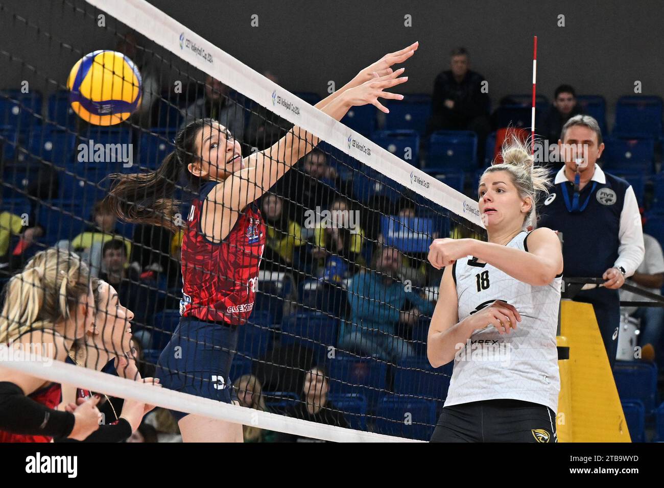 Brno, Czech Republic. 05th Dec, 2023. Simona Mateska of Crvena Zvezda ...