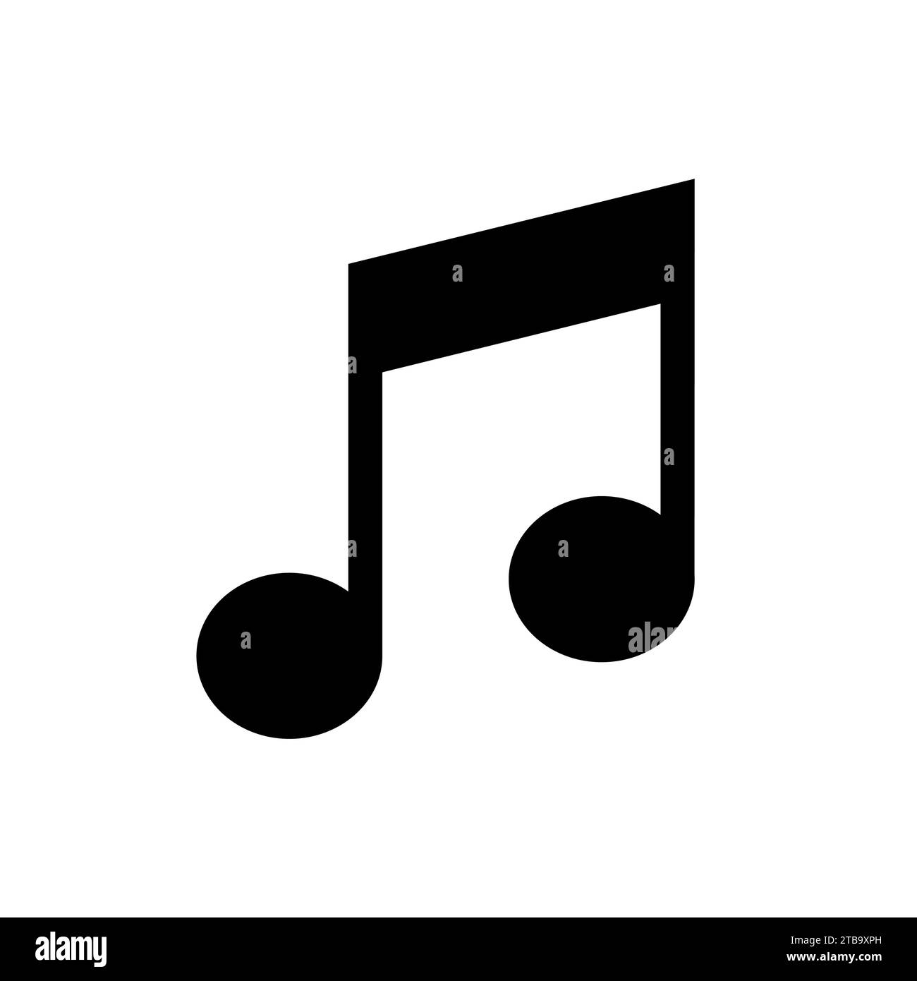 beam note music on white background Stock Vector Image & Art Alamy