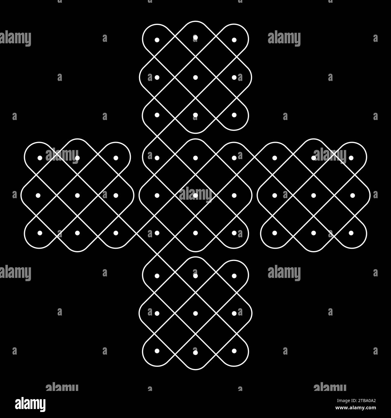 Tamil nadu kolam Black and White Stock Photos & Images - Alamy