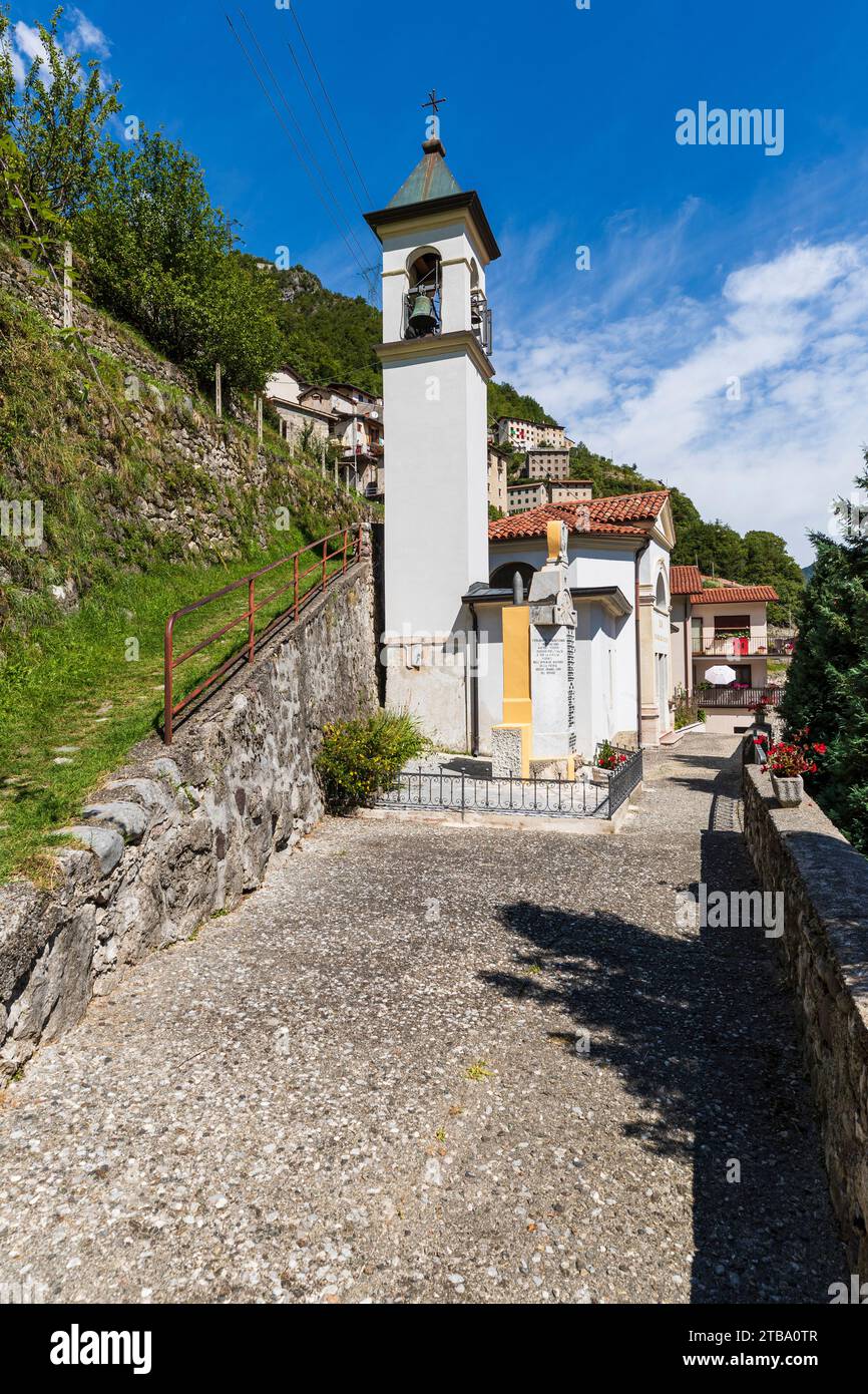Italy Veneto Brenta Valley - Valstagna - Church of Madonna dei Mori Stock Photo